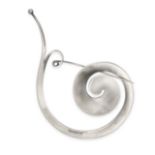 GEORG JENSEN, A VINTAGE BROOCH in silver, designed by Vivianna Torun, design number 392, of