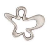 GEORG JENSEN, AN ABSTRACT SILVER BROOCH in silver, designed by Henning Koppel, design number 321,