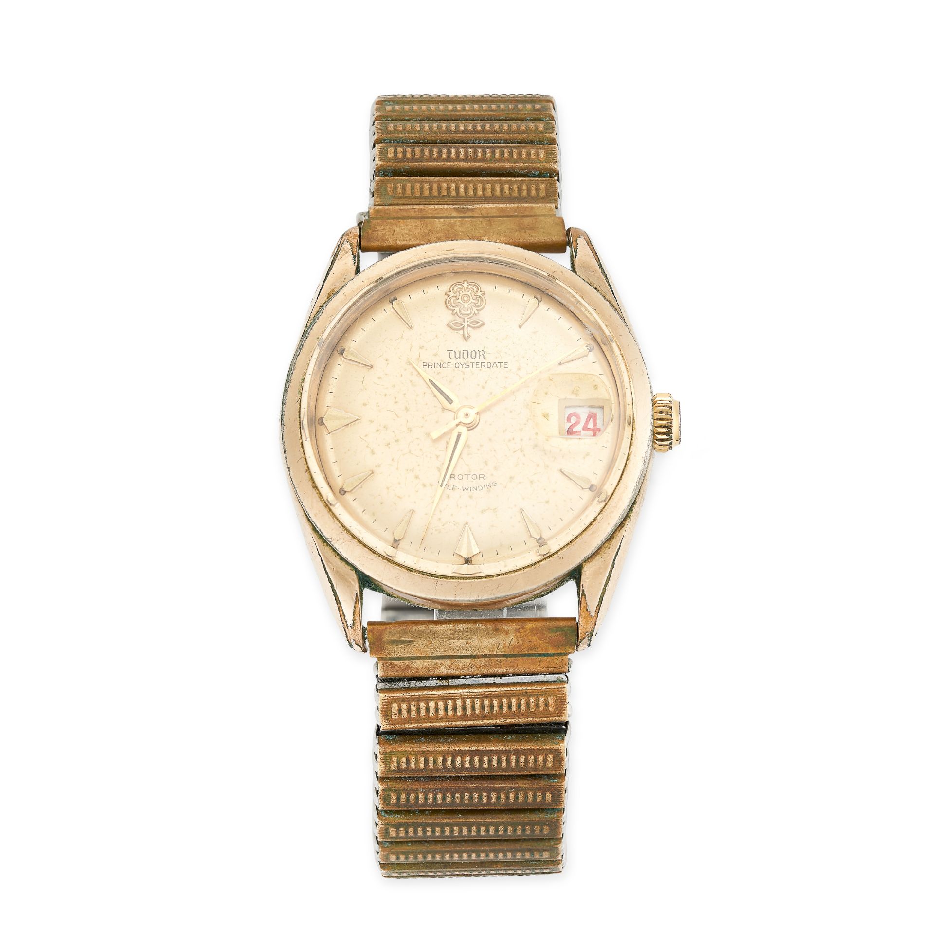 TUDOR, A PRINCE OYSTER DATE WRISTWATCH, REF. 7966, 1959, stainless steel, champagne dial with