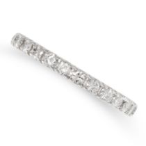 A DIAMOND ETERNITY RING the band set with round brilliant cut diamonds totalling 1.10 carats, no