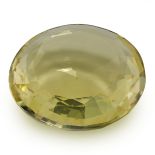 AN UNMOUNTED CITRINE mixed round cut, 47.90 carats.