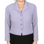 CHANEL, A LILAC WOOL JACKET