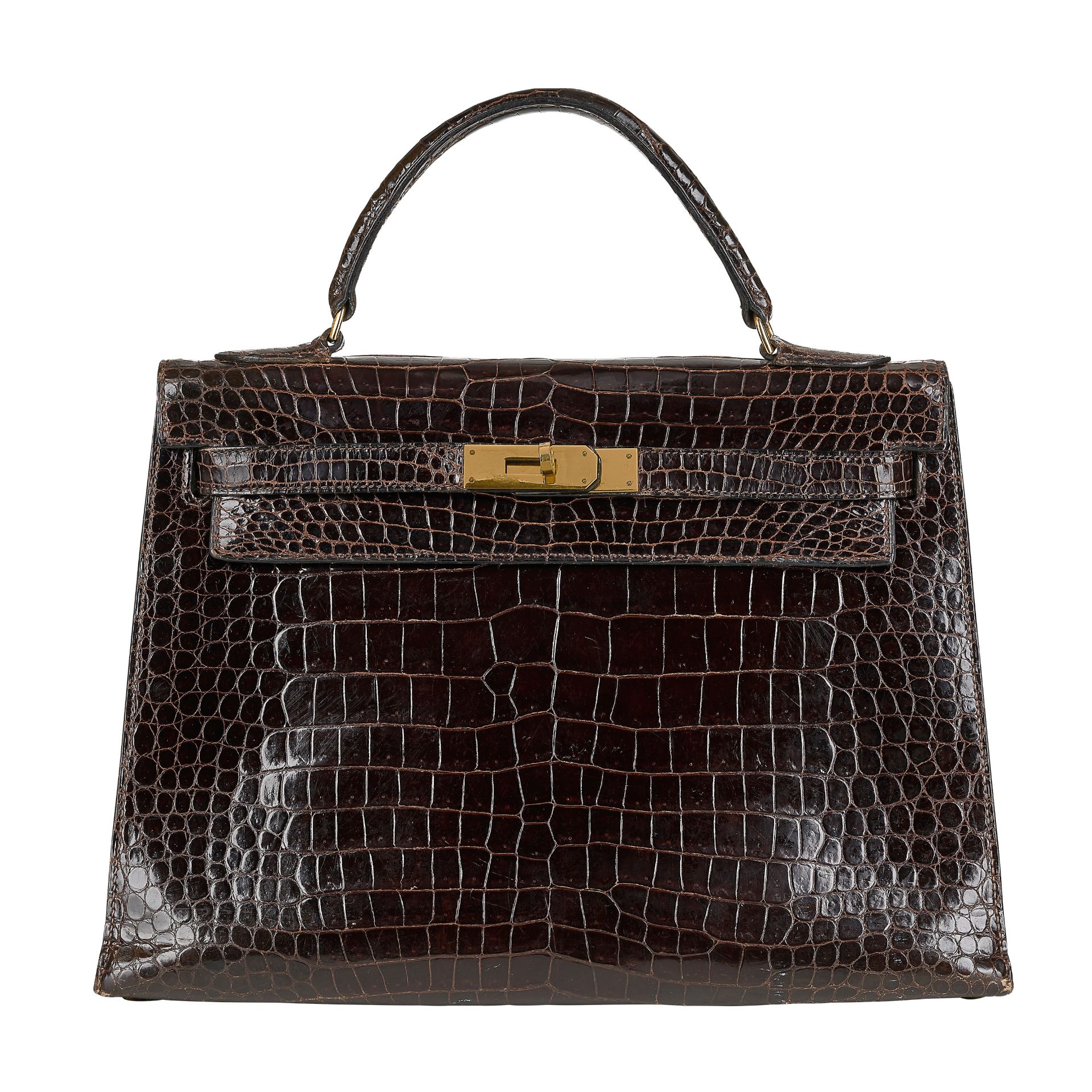 HERMES, A KELLY 32 CROCODILE BAG