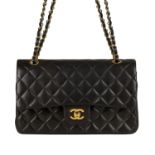 CHANEL, A VINTAGE MEDIUM LAMBSKIN CLASSIC DOUBLE FLAP BAG