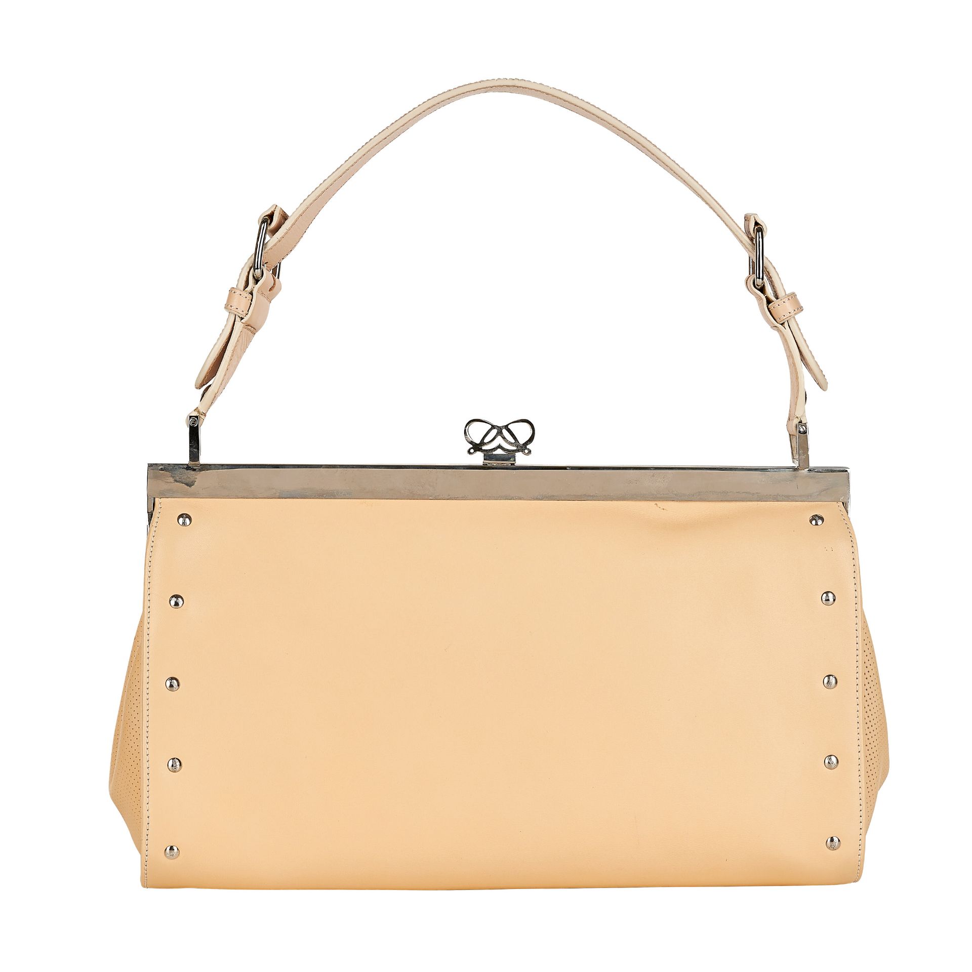 LOEWE, A BEIGE SHOULDER BAG AND COIN PURSE - Bild 3 aus 6