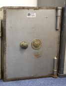 A CHATWOOD IRON JEWELLERY SAFE