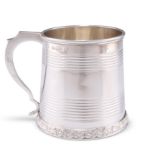 A GEORGE IV SILVER MUG