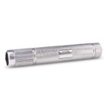 AN ELIZABETH II SILVER PEN TORCH