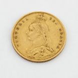 VICTORIA, HALF SOVEREIGN, 1887