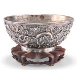 A CHINESE EXPORT SILVER BOWL