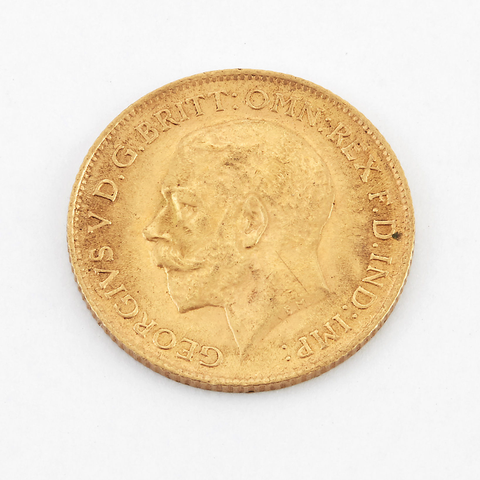 GEORGE V, HALF SOVEREIGN, 1914