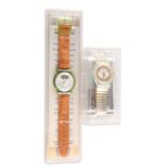 TWO SWATCH WATCHES