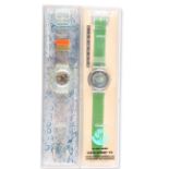 TWO SWATCH WATCHES