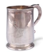 A GEORGE II SILVER MUG