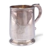 A GEORGE II SILVER MUG