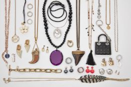 A QUANTITY OF DESIGNER COSTUME JEWELLERY