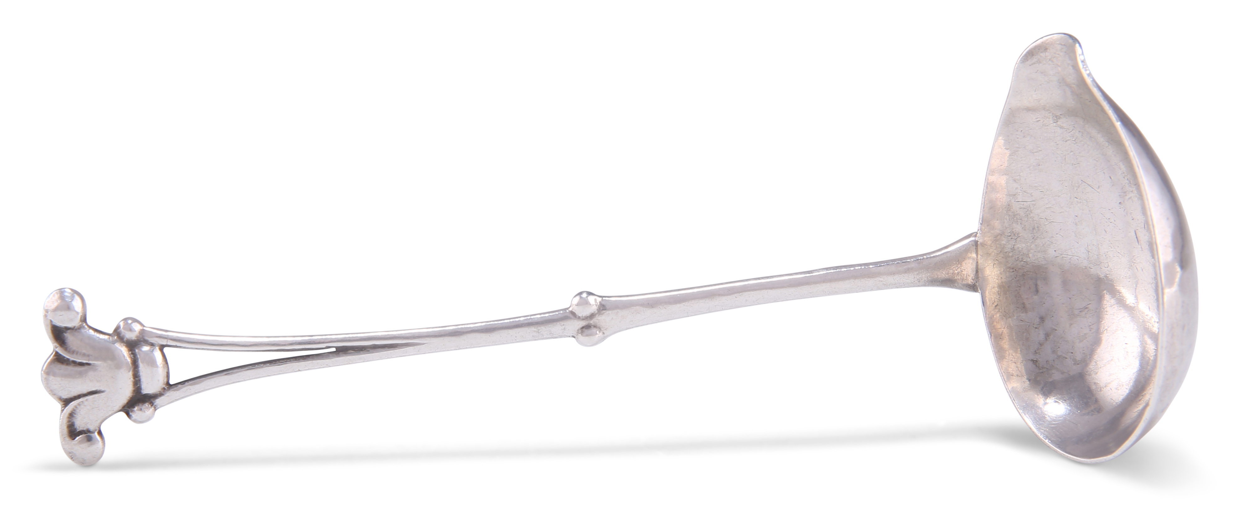 A DANISH STERLING SILVER LADLE