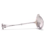 A DANISH STERLING SILVER LADLE