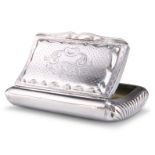 A 19TH CENTURY DUTCH SILVER SNUFF BOX