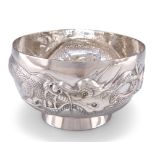 A CHINESE EXPORT SILVER BOWL