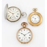 THREE ASSORTED POCKET WATCHES