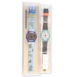 TWO SWATCH WATCHES