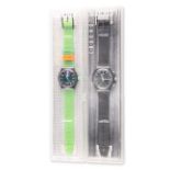 TWO SWATCH WATCHES