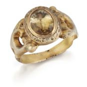 A CITRINE RING