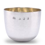 A GEORGE II SILVER TUMBLER CUP