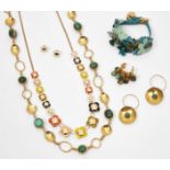 A QUANTITY OF DESIGNER COSTUME JEWELLERY