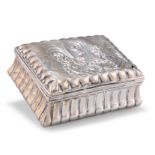 AN 18TH CENTURY DUTCH SILVER BOX