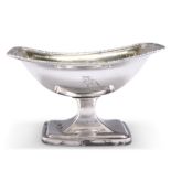 A GEORGE III IRISH SILVER SALT