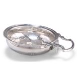 A GEORGE III SILVER LEMON STRAINER