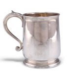 A GEORGE II SILVER MUG