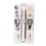 THREE ASSORTED SWATCH WATCHES