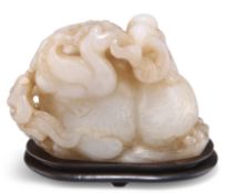 A CHINESE JADE CARVING