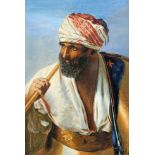 FREDERICK GOODALL (1822-1904), PORTRAIT OF AN ARAB GENTLEMAN