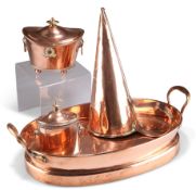 A GROUP OF ANTIQUE COPPER