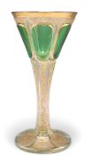 A CONTINENTAL LARGE GLASS GOBLET, CIRCA 1880