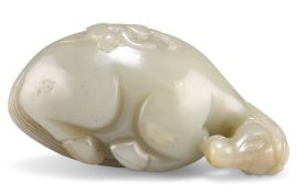 A CHINESE JADE CARVING