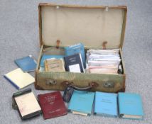 A LARGE QUANTITY OF ROYAL NAVAL FLIGHT LOGS AND EPHEMERA