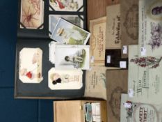 POSTCARDS AND CIGARETTE CARDS