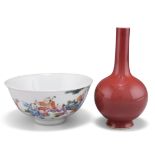 A CHINESE FAMILLE ROSE BOWL