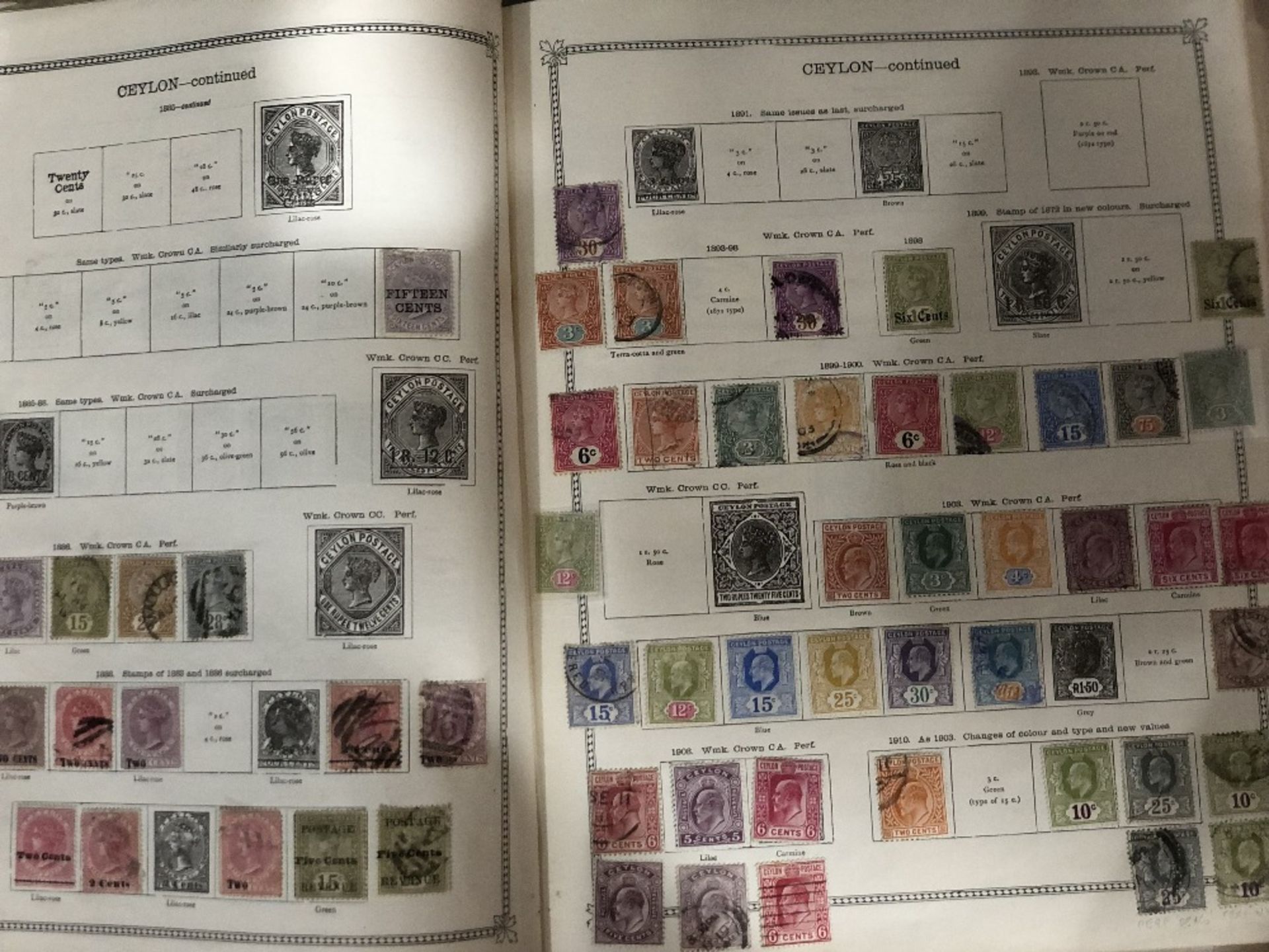 IDEAL STAMP ALBUM VOLUME 1, A-Z, 1840-1916 - Bild 5 aus 14