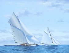 RON CHARLES MITCHELL (BORN 1960), "MARIQUITA" AT LES VOILES DE SAINT-TROPEZ