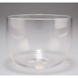 A VICTORIAN GLASS FINGER BOWL