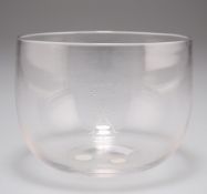 A VICTORIAN GLASS FINGER BOWL