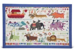 PAUL SMITH FOR THE RUG COMPANY, A "NOAH'S ARK" NEEDLEPOINT WALL-HANGING