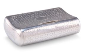 A GEORGE III SILVER SNUFF BOX