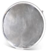 A GEORGE III LARGE SILVER SALVER